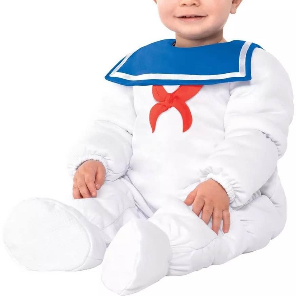 BRAND NEW baby ghostbusters stay puft marshmallow halloween costume 6-12M & 2T - Picture 2 of 6